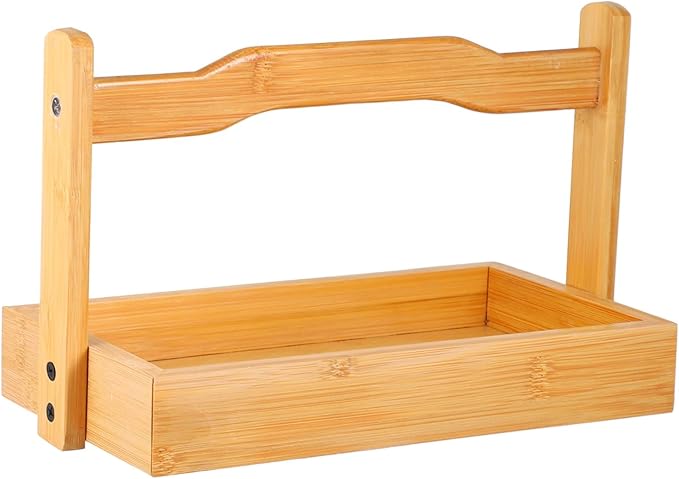 Cabilock Creative Wooden Serving Tray Versatile Storage Plate for Snacks Desserts and More for Restaurants Bakeries and Home Use Functional and Space-Saving Design