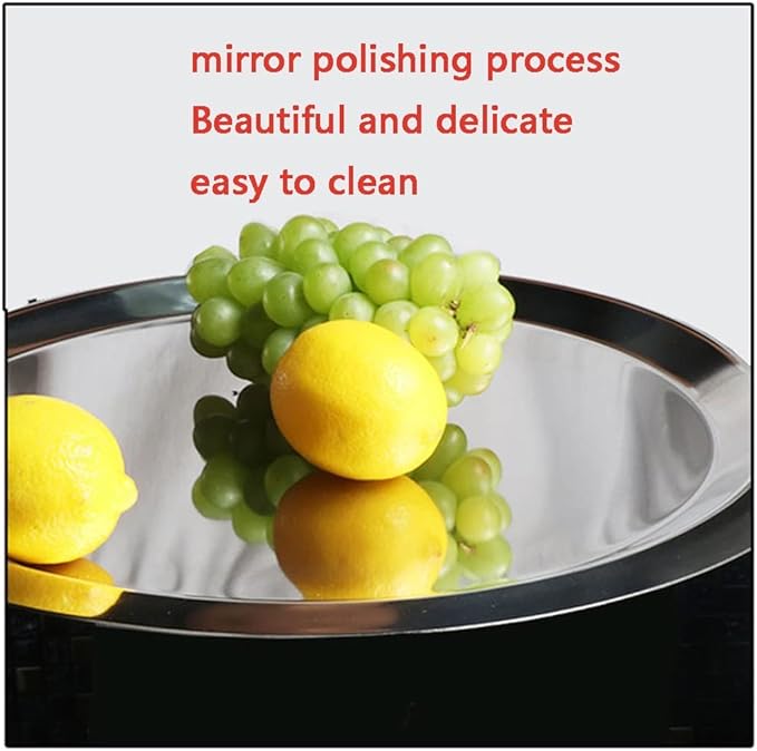 Stainless Steel Serving Tray Oval Decorative Tray with Handle Cafeteria Food Trays for Wedding, Birthday, Family Party (Color : Silver, Size : 20IN)