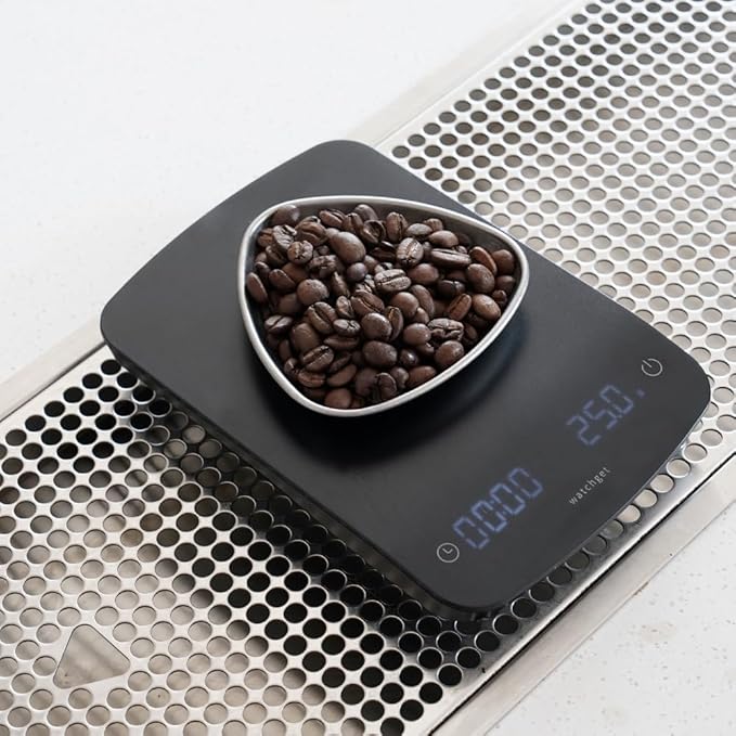 watchget Coffee Beans Dosing Cup Coffee Dosing Tray Stainless Steel Tea&Coffee Dosing Vessel Coffee Bean Display Dish Sample Tray Storage Container Single Dose Measuring Tray Triangle Shape