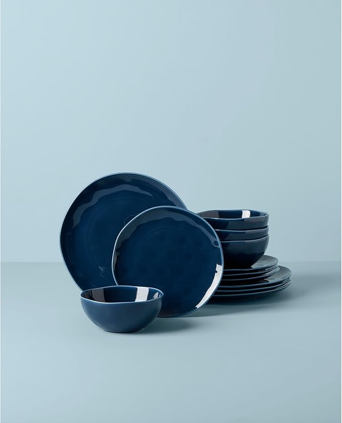 Lenox, Blue Bay Colors 12Pc Set, 15.10 LB
