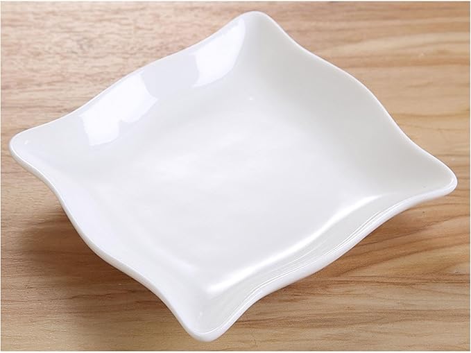 Plates 2-Pack Ceramic Dinner Plates Snack Plates Salad Plates Appetizer Plates Condiment Plates Dessert Fruit Plates Jewelry Plates Plate
