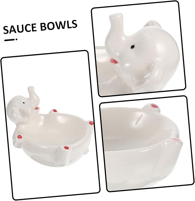 Appetizer Dish Large Capacity Sauce Bowl Ceramic Seasoning Plate for Mustard Sauce Sugar Salads Kitchenware