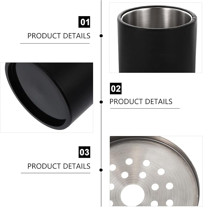 1pc Sturdy Stainless Steel Ice Bucket Thickened Bucket for Wine Beer for Parties Gatherings Home Bars Convenient Practical Design