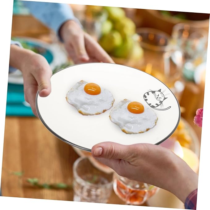 6pcs Ceramic Plates Japanese Food Dishes for Hotel Use for Steak Pasta and Family Gatherings Dishwasher Smooth Surface Design