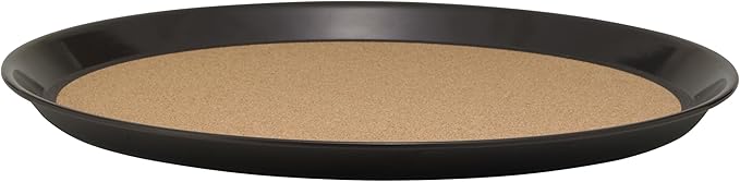 Winco Cork Tray, 16-Inch,Black/ Brown