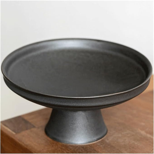 Appetizer Bowls Large Ceramic Round Dim Sum Dish Desktop Snack Plate Bone Plate for Appetizers Potato Chips Fruite Dessert Snack Ceramic Tray. Salad Bowls (Color : F)
