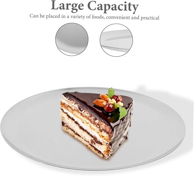 Cabilock Stainless Steel Barbecue Plate Large Serving Platter Fruit Platter Tray for Parties Serving Tray