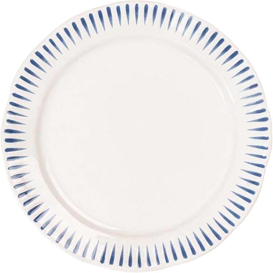 Juliska Sitio Stripe Side/Cocktail Plate - Delft Blue