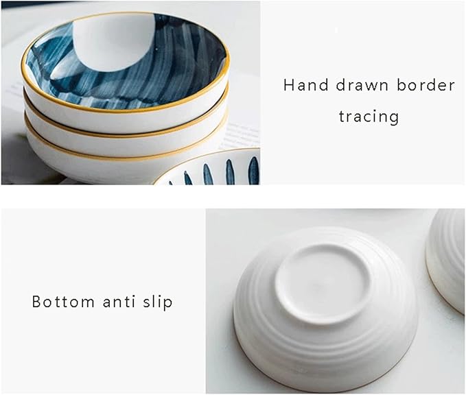 Salad plate Japanese Style Round Ceramic Bowls Small Dessert Bowls Soy Sauce Dipping Bowls Apply to Snack Sushi Ketchup Condiments Appetizer Dessert Plastic plate (Color : A)
