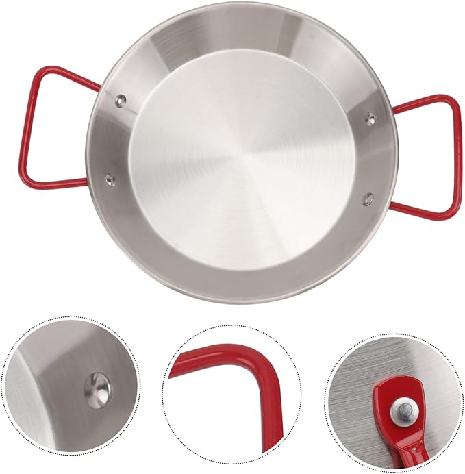 Silver Tray for Serving Platters Stainless Steel Seafood Pot Tray Classic Handles for Restaurant Hotel Family Dinners