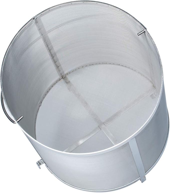 Gekufa Hop Filter 300 Micron 304 Stainless Steel – 13.8" x 13.8" Dry Hop Strainer for Homebrew, Beer, Wine, Tea & Coffee – Rust-Resistant Mesh, Dishwasher Safe, Easy to Clean (13.8" x 13.8")