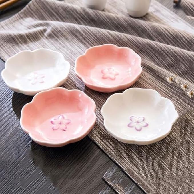 Snack Plate Ceramic Sauce Dishes Dishes Seasoning Sushi Dessert Appetizer Serving Plate Porcelain Small Plate Snack Tray