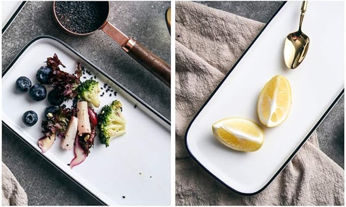Ceramic Cutlery Salad Bowl Appetizer Plate Ceramic Snack Plate Accessory Snack Plate Fruit Plate Pastry Nut Plate Snack Flat Plate Tableware Small Bowl (Size : A)