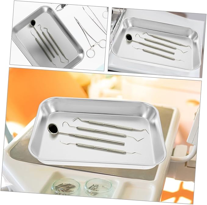 IMIKEYA 3pcs Serving Tray Multi-functional Kitchen Storage Trays for Organizing Desserts Dishes Smooth for Home Restaurant Use