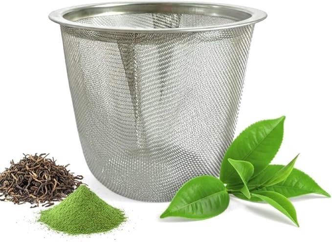 Japanese Fine Mesh Tea Sifter – Stainless Steel Tea Strainer for Matcha & Loose Leaf Tea (3'' Tea Stainer) Made in Japan