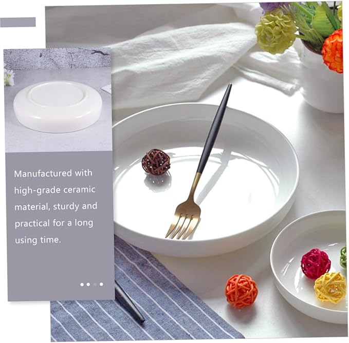 Serving Platter Ceramic Plate Party Serving Plate White Tray Appetizer Tray