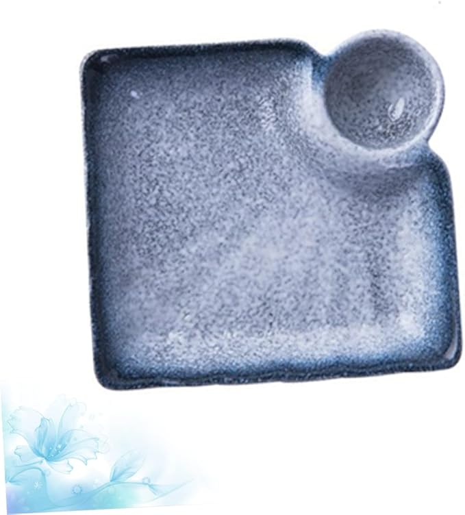 Cabilock Sauce Bowl Ceramic Design Versatile Serving Plate for Appetizers Delicate for Home Restaurant Use