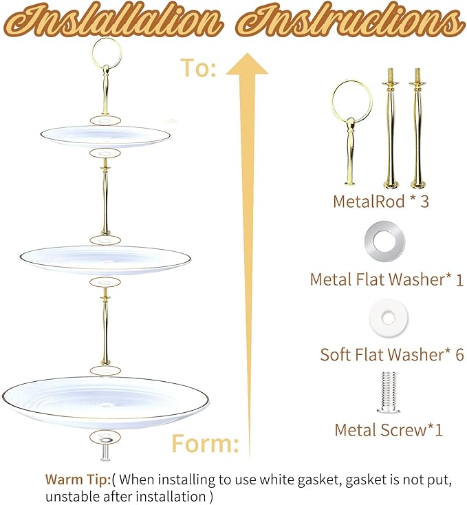 10 Pcs Cupcake Stand Set-Dessert Table Display Set-Cupcake Display Stand-Cupcake Tier Stand with 4X Large 3-Tier Cupcake Stands + 6X Appetizer Trays Perfect for Wedding Baby Shower Home Birthday