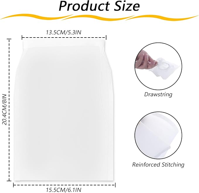 6 PCS Nut Milk Bag Filters, 8×12 Inch Fine Mesh Cheese Cloth Strainer Bag, Reusable Food Filters, Multi-Purpose for Filtering Juice, Cheese, Coffee, Tofu, Yogurt and Tea