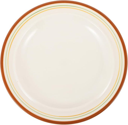 Veemoon European Style Ceramic Plate Dinner Serving Snack Cake Fruit Plate Easy Cleaning Storage