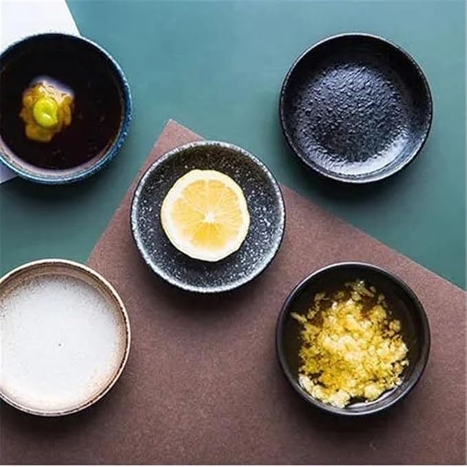 Appetizer Plates Sauce Dish Ceramic Plate Small Dish Plates Butter Dishes Kitchen Porcelain Saucer for Condiment