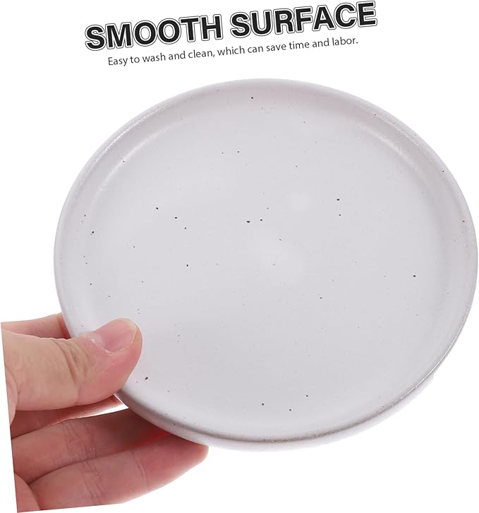 Happyyami Ceramic Appetizer Plate Vintage Style Sushi Storage Dish Elegant Food Serving Plate for Snacks Desserts Parties and Home Use Lightweight Reliable Kitchen Supply