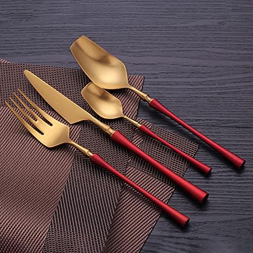 Stainless Steel Flatware serving set,Home Kitchen Eating Tableware Set,Dishwasher Safe,For Home Kitchen Restaurant Hote Stainless Steel Western Food Tableware Western Food Knife, Fork And Spoon Househ