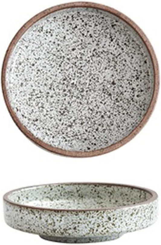 Appetizer Plate 1pcs Dipping Bowl Pottery Round Sauce Dish Ceramic Small Seasoning Dish Wholesale Bowl Clay Wasabi Soy Sauce Dish Snack Plate Sauce Dipping，A