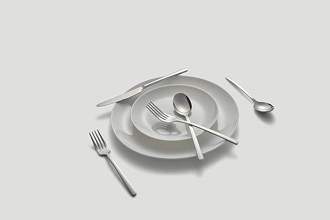 Cambridge Silversmiths Beacon Mirror 45 Piece Flatware Set, Service for Eight, silver