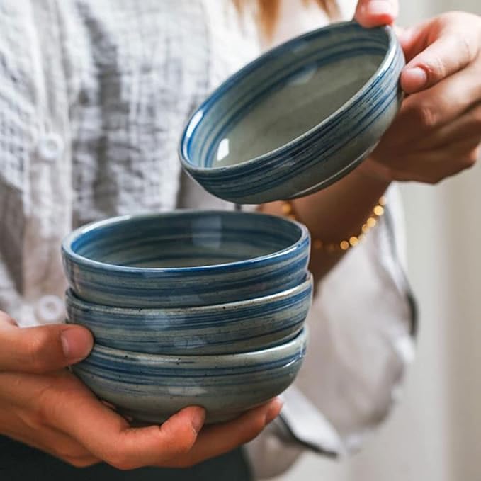 Appetizer Bowls Handmade Dipping Sauce Bowl Japanese Retro Round Dipping Sauce Plate Snack Dessert Sushi Dipping Bowl Appetizer Plate Seasoning Dish Salad Bowls
