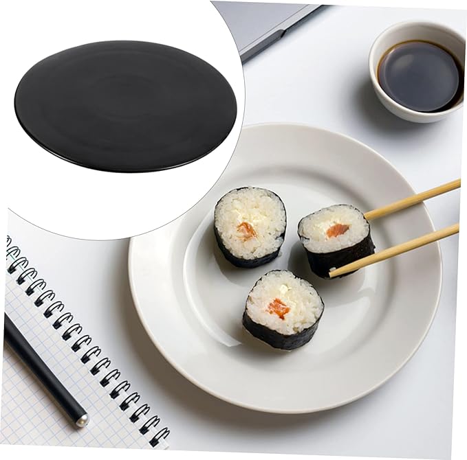 1pc Ceramic Snack Plate Elegant Food Serving Tray for Sushi Desserts Appetizers for Home Parties Gatherings Easy to Clean Safe Material