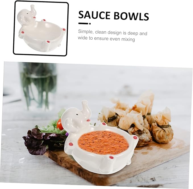 Appetizer Dish Large Capacity Sauce Bowl Ceramic Seasoning Plate for Mustard Sauce Sugar Salads Kitchenware