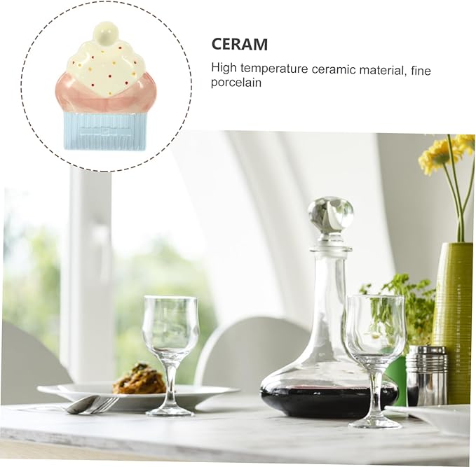 LIFKOME 1pc Ceramic Dumpling Plate Cake Shape Serving Tray Restaurant Salad Plate Easy Clean