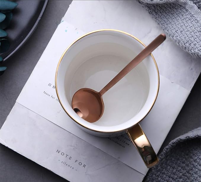 18 Pack Espresso spoons 18/10 Stainless Steel Teaspoons Set for Coffee Sugar Dessert Cake Ice Cream Soup Antipasto Cappuccino, 5.3 Inch