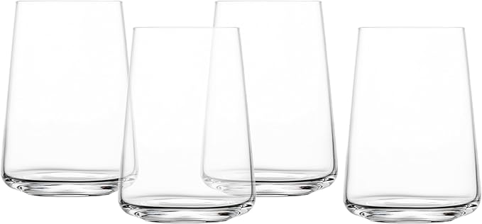Schott Zwiesel MioVino German Made Crystal Glass, 14 Oz. Tumbler (Set of 4), Clear