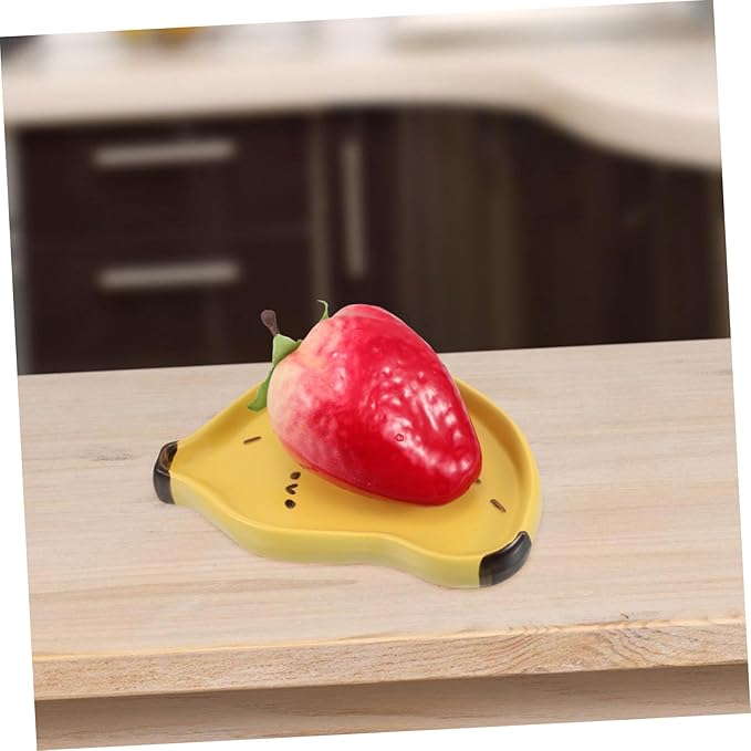 Creative Cute Ceramic Plate for Home Use Hand-painted Snack and Sauce Dish Delicate Serving Platter for Fruits and Appetizers