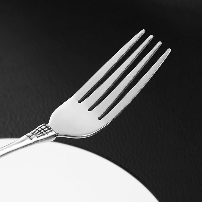 HZMAN Dinner Fork Stainless Steel Flatware Fork Gothic Skull Tableware for Home Kitchen Restaurant Halloween Easter Decoration