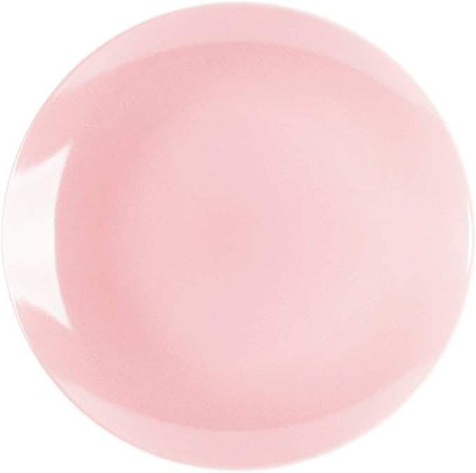 Stoneware Coupe Shape Salad Plate - 8 inch - Set of 6, Very Rose 6 Assorted Colors