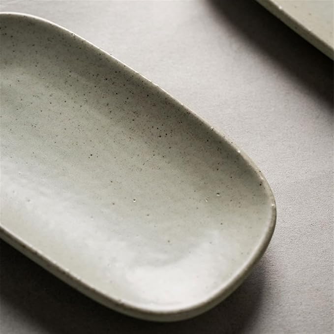 Appetizer Plates 6 Inches Vintage Ceramic Condiment Dish Snack Plate Household Gazpacho Plate Dim Sum Cake Hot Pot Dipping Dish for Condiment