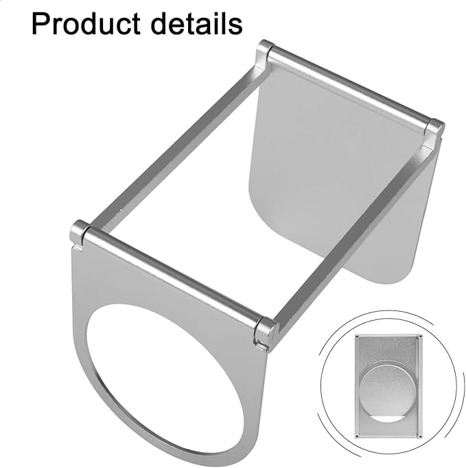 Coffee Dripper Stand,Stainless Steel Drip Holder With Base Portable Foldable For Hand Press Espresso Makers For Outdoor Camping Hiking Travel Fits Most Mugs Cups 11.9cm Height 6.7cm Diameter Silver