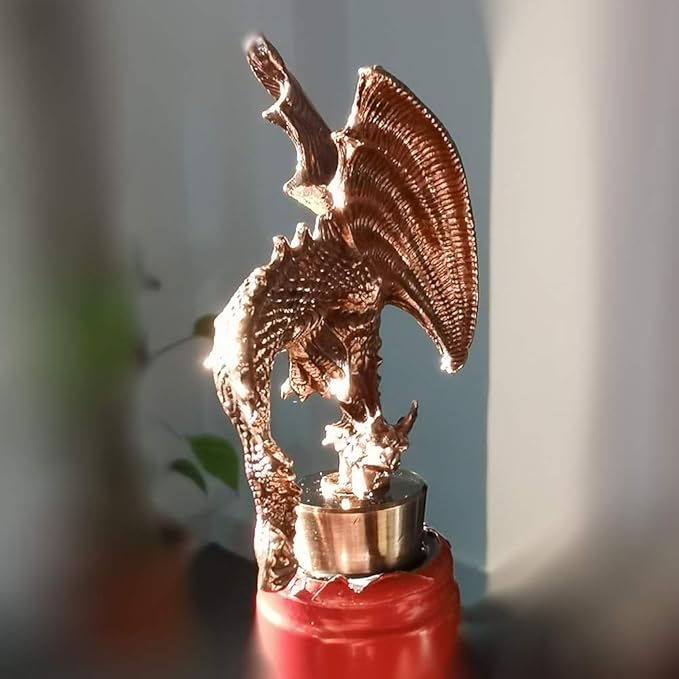 Dragon Wine Stoppers Gothic Metal Alloy Design Bottle Stopper for Dragon Gift Party Decorative