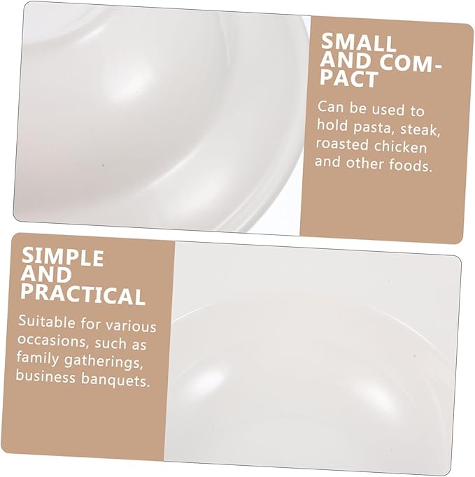 European Style Vintage Ceramic Plate Multi Function Food Dish for Pasta Steak More Decorative Serving Plate for Home Restaurant Use