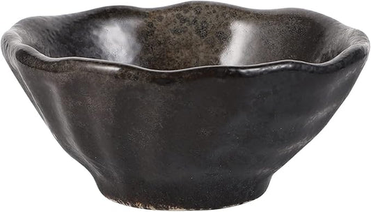 1Pc Style Ceramic Seasoning Dish Unique Irregular Appetizer Plate for Sauces Vinegar and Condiments and Fashionable Dipping Bowl for Home