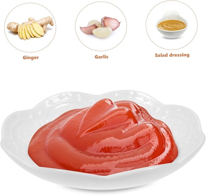2pcs Floral Relief Ceramic Sauce Dish White Appetizer Plates for Dipping Sauce Small Porcelain Serving Plates for Snacks Decorative Seasoning Dishes