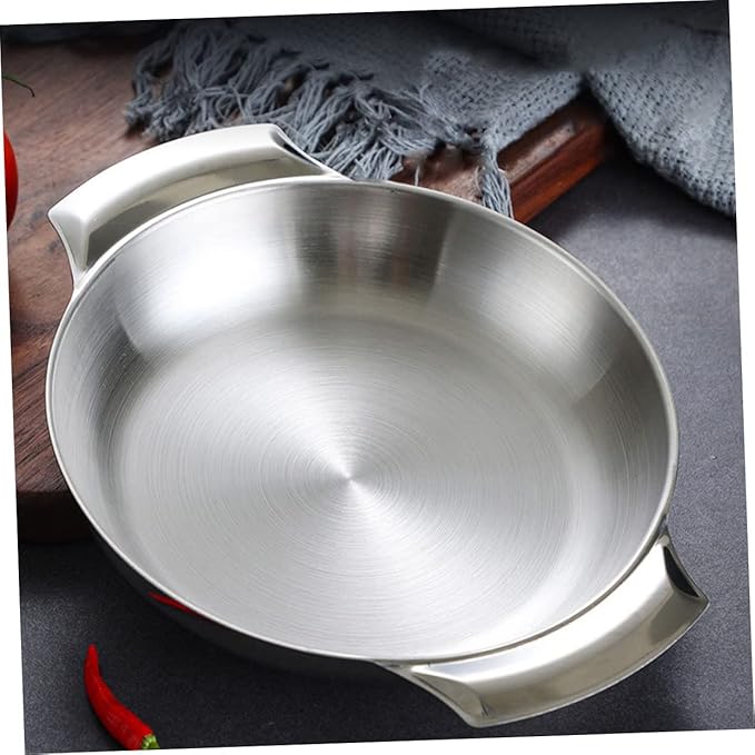 Stainless Steel Snack Serving Tray Food Plate Elegant Design for Parties Easy to Clean Pizza Tray for Buffets and Entertaining Silver Finish