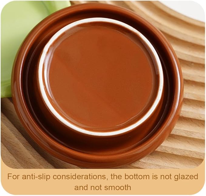 Stackable Hamburger Plate Set, Burger 6-Layer Mini Dinner Plate, Funny Ceramic Sauce Containers, Ceramic Hamburger Shaped Bowls and Plates Tableware for Burger Sauce, Sushi Dip, Appetizer, Snack