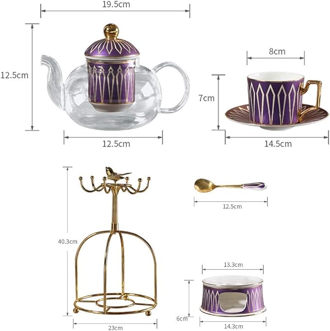 Table Service Crockery SetChina Dinnerware Set Dinner plate Ceramics Dinnerware Set 42 Pieces Blue Splash Ink Plates and Bowls Sets