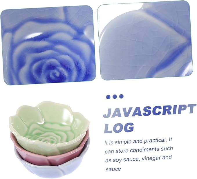 4pcs Ceramic Sauce Plates Plate Soy Sauce for Dipping Condiment Dish Bowl Vinegar Dish Appetizer Random Color