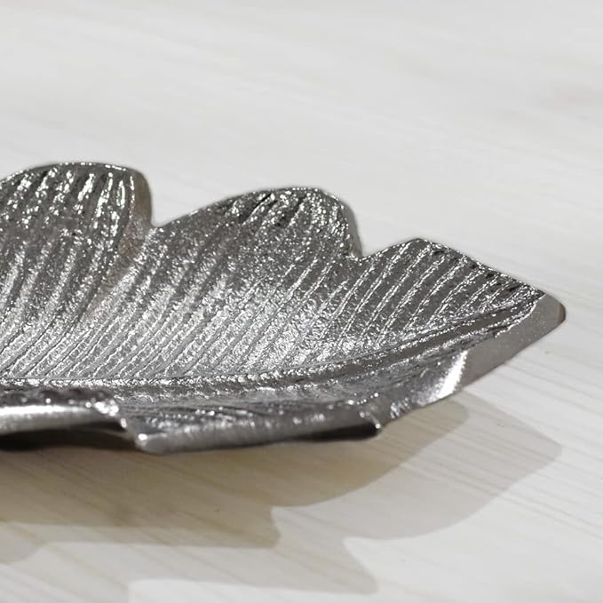 BBH Home's Handmade Silver Novelty Shaped Aluminium Tray 15.78 x 3.74 x 1.18 AMBBVK033AB2020