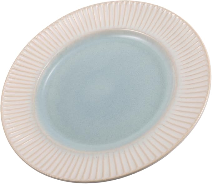 ARTIBETTER Round Plate Ceramic Western Style Serving Tray Steak Snack Decorative Plate for Restaurant Wedding Dinnerware